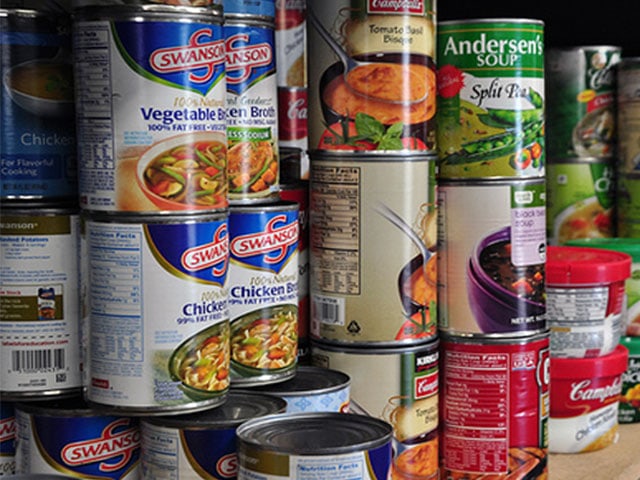 End Hunger Games, canned goods
