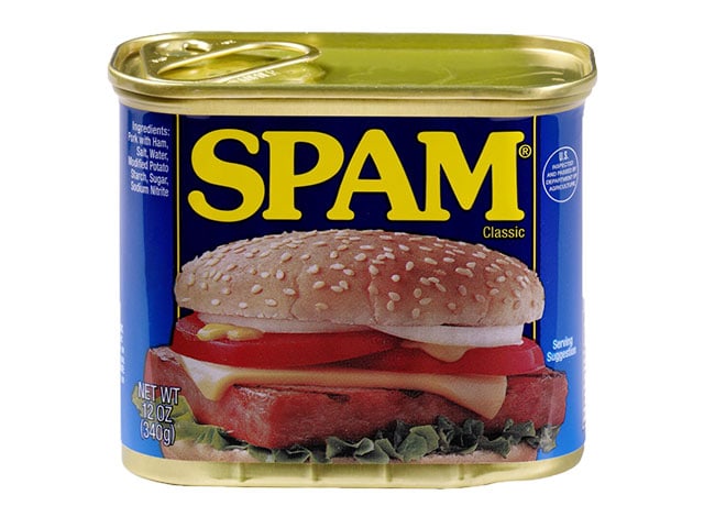 Spam Off, can of spam
